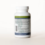 List of ingredients for FertileAid tablets on the back of a white bottle